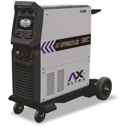 ​AXT-SUPERMIG255LCD SOLDADORA INVERSOR MIG/MAG, ELEC Y TIG LIFT 250A, 220V-1PH,PANTALLA LCD, 5-15KGS