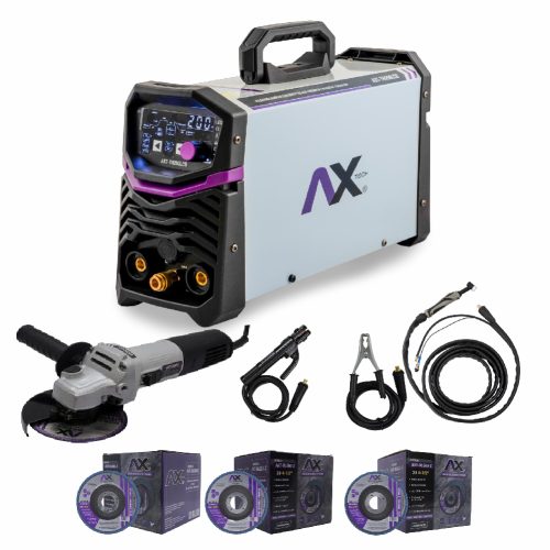 AXT-TH200LCD-C2 SOLDADORA INVERSOR ELECTRODO Y TIG HF 200A, BI VOLTAJE 110-220V