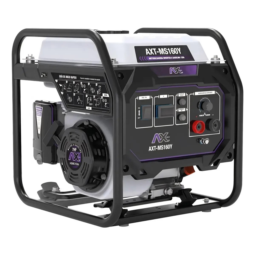 AXT-MS160Y MOTOSOLDADORA INVERTER A GASOLINA 120A, 7 HP