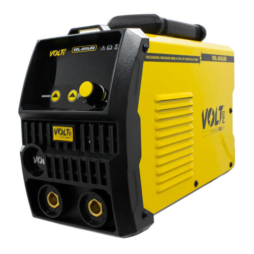 VOL-200LED Soldadora Inverter Electrodo y TIG Lift 200A Bivoltaje 110V/220V